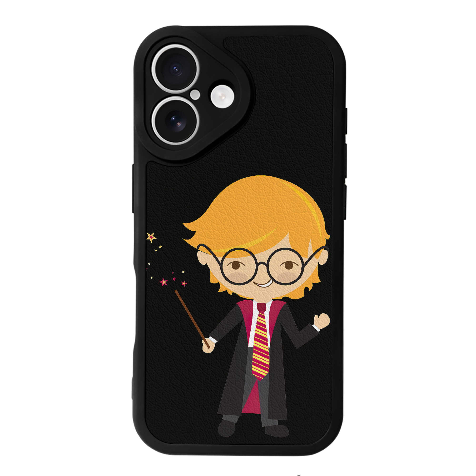 （画像用） Harry Potter ハリー・ポッターシリーズ 【iPhone 16シリーズ対応】シリコンスマホケース（レザー調） 材質：シリコン